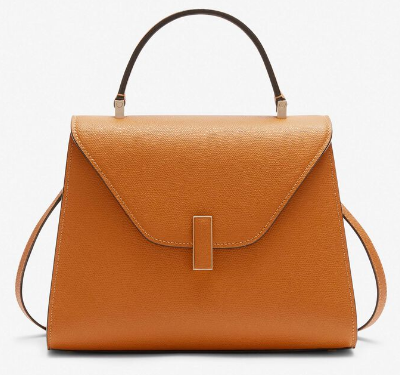 Valextra Iside Top Handle Medium Bag 56028 HAVANA BROWN