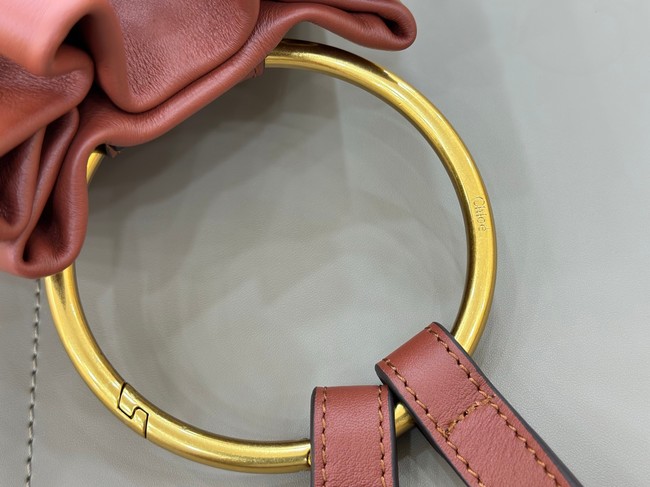 CHLOE leather shoulder bag 9965 tan