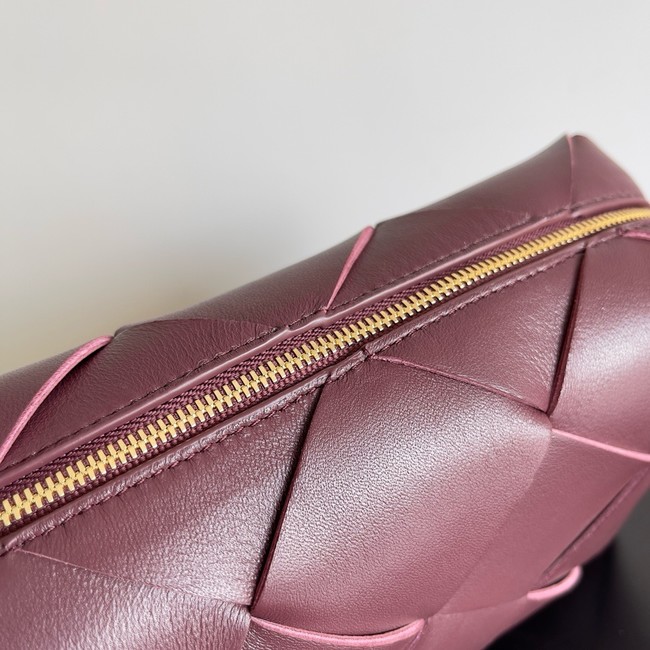 Bottega Veneta Intrecciato Concert Pouch D794258 Cherry