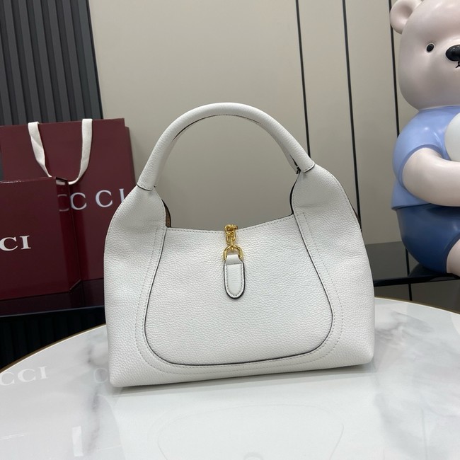 GUCCI SOFTBIT MEDIUM TOP HANDLE BAG 837467 White