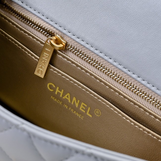 Chanel SMALL FLAP BAG AS1787 light gray