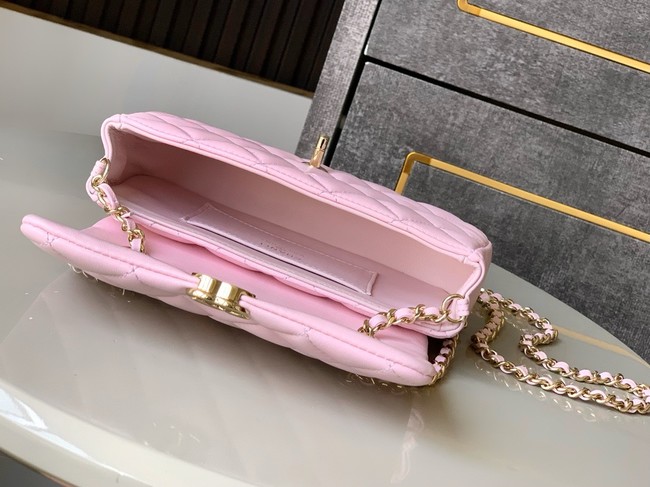 Chanel CLASSIC Original Lambskin 11.12 HANDBAG AS6564 pink