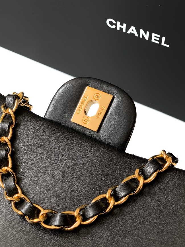 Chanel CLASSIC Original Leather 11.12 HANDBAG 1116 black