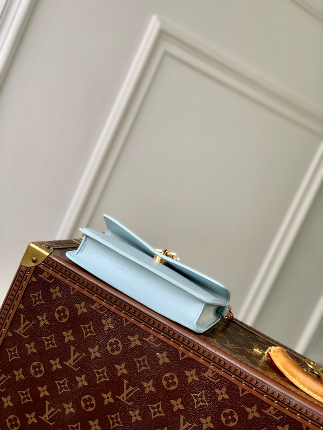 Louis Vuitton NEW Wallet On Chain LV Bloom M14581 Azur