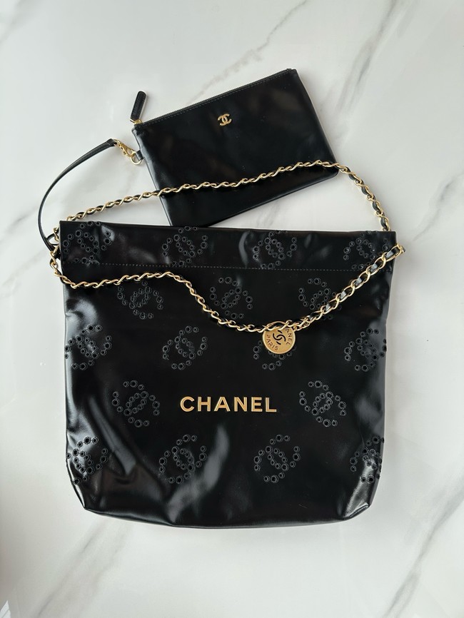 CHANEL 22 SMALL HANDBAG AS3260 black
