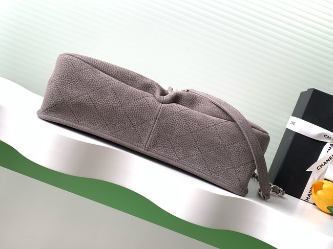 Chanel MAXI FLAP BAG Shoulder Bag AS6068 gray