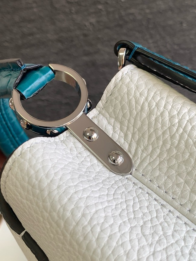 Louis Vuitton Capucines Mini M96498 white&blue