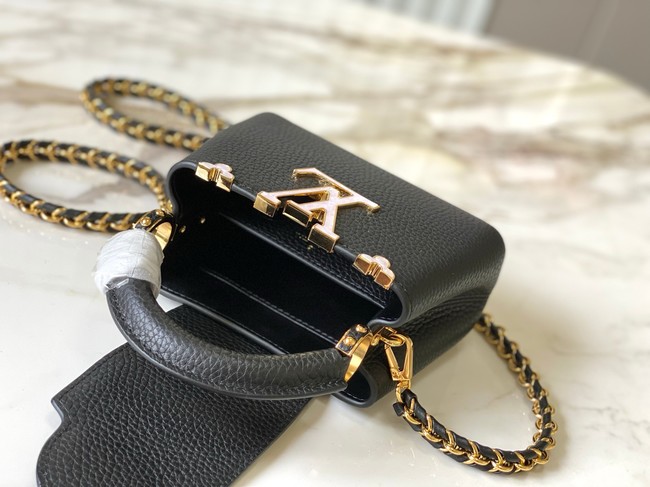 Louis Vuitton Capucines nano M24583 black