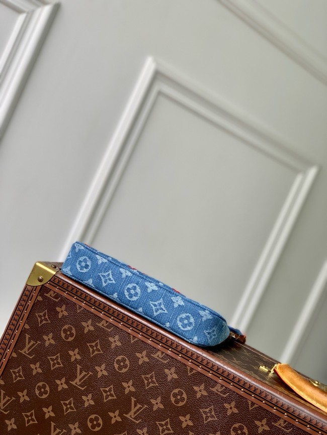 Louis Vuitton NEW LV x TM Pochette Accessoires M13994 Denim Blue