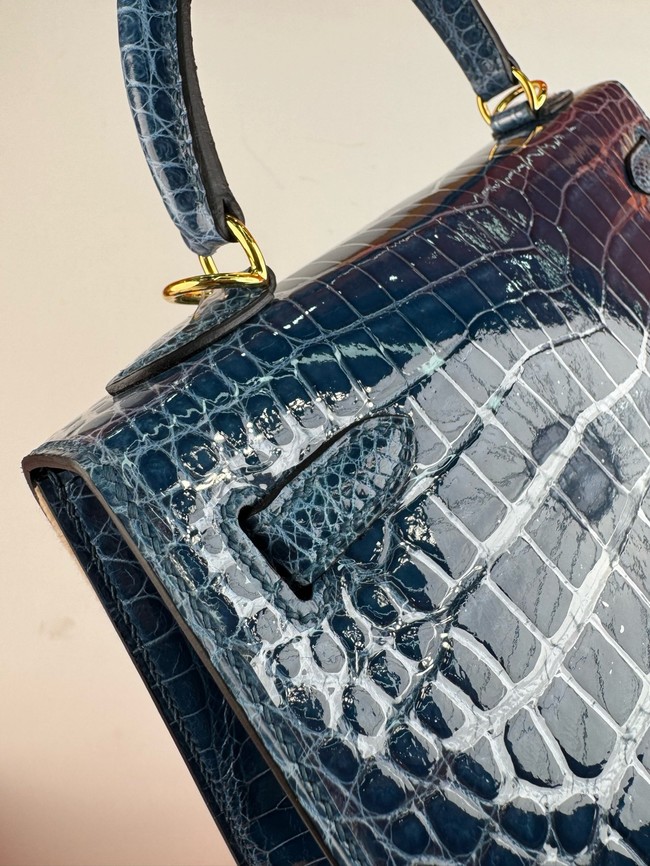 Hermes Kelly Shoulder Bags Nile crocodile leather KL3598-16