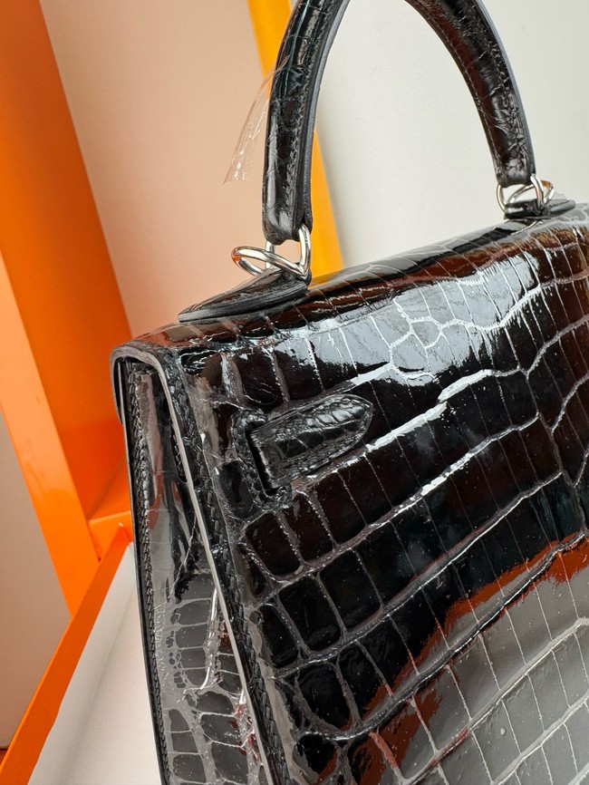 Hermes Kelly Shoulder Bags Nile crocodile leather KL3598-3