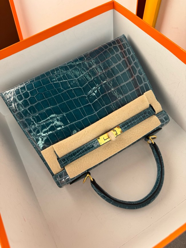 Hermes Kelly Shoulder Bags Nile crocodile leather KL3598-7