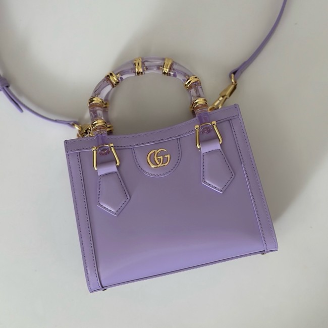 GUCCI BAMBOO DIVA SMALL BAG 832938 lilac