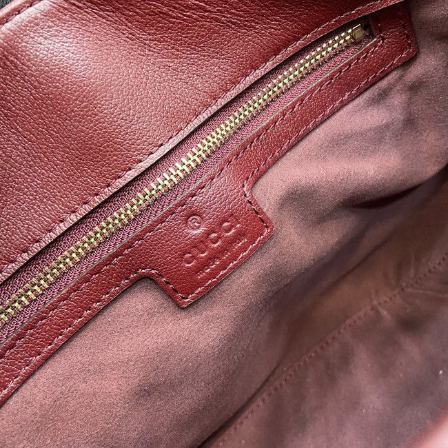 GUCCI GG MARMONT SMALL SHOULDER BAG 799865 burgundy