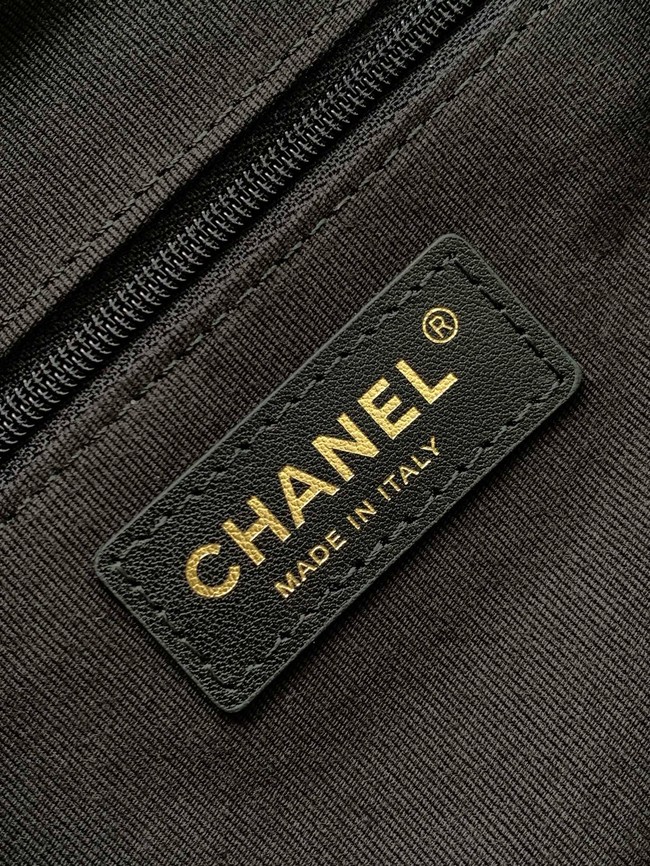 CHANEL Shopping Bag AS5657 gray & Black