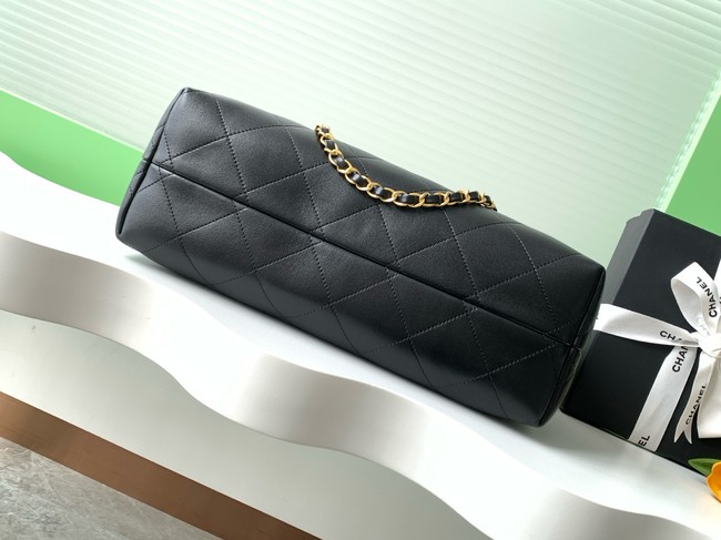 CHANEL Shopping Bag AS5657 gray & Black