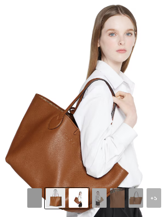 Gucci Totissima large reversible tote bag 839112 brown