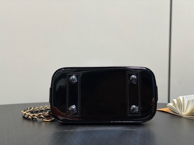 Louis Vuitton Alma Mini LV&I CUSTOMIZABLE K00015 black