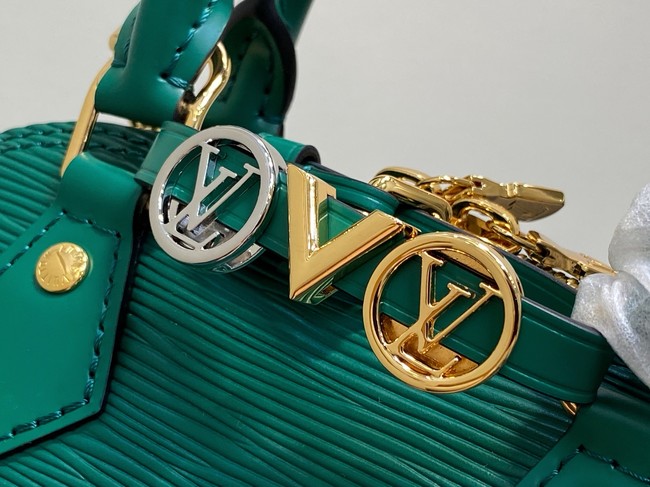 Louis Vuitton Alma Mini LV&I CUSTOMIZABLE K00015 green