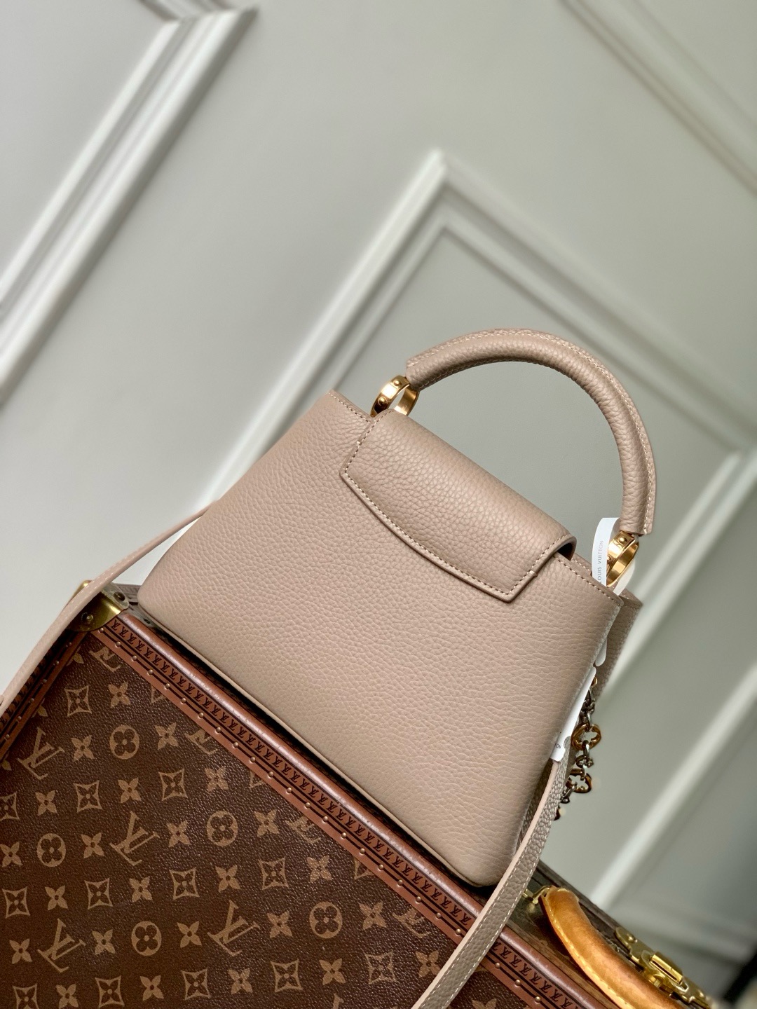 Louis Vuitton Capucines MM M12935 Galet Gray