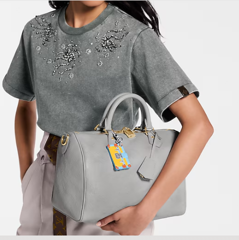 Louis Vuitton Speedy Soft 30 M25670 Cloud Gray Louis Vuitton Speedy Soft 30 M25670 Cloud Gray