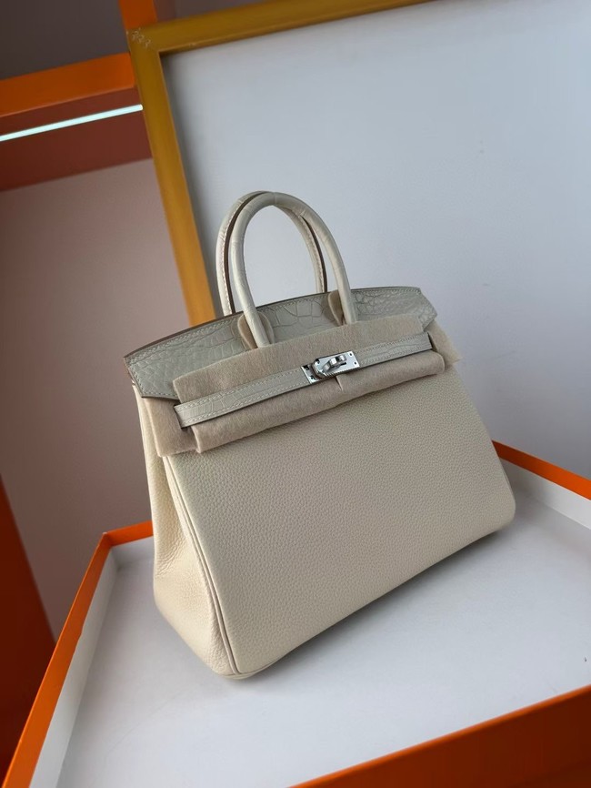 Hermes Birkin Bag Leather Nile crocodile&togo HBK2530-13