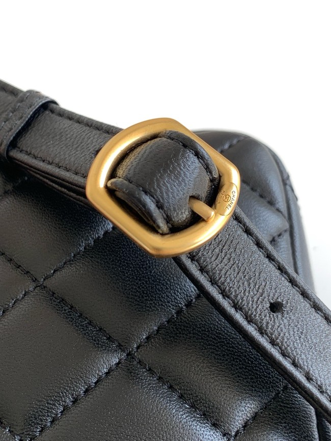 Chanel MINI FLAP BAG AS4677A BLACK