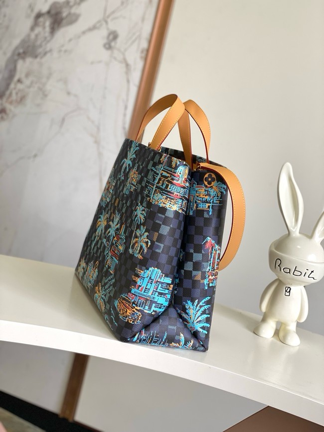 Louis Vuitton Shopper Tote MM N00218 Marina Blue