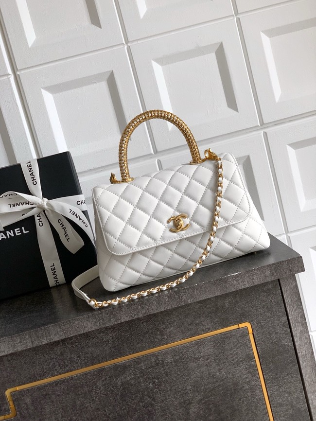 Chanel LARGE FLAP BAG WITH TOP HANDLE 92991-17