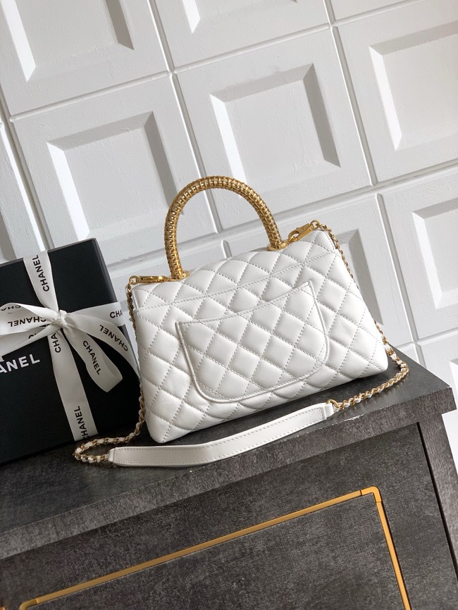 Chanel LARGE FLAP BAG WITH TOP HANDLE 92991-17