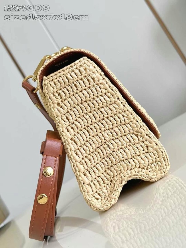 Louis Vuitton Twist PM Slim M14309 Natural Tan