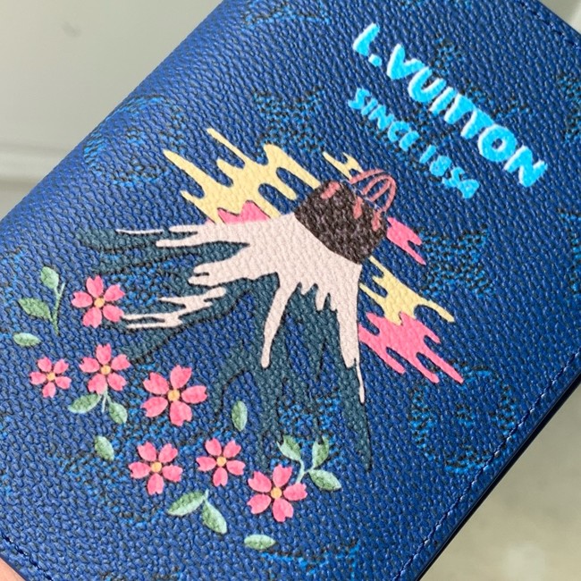 Louis Vuitton NEW Passport Cover M25967 Blue