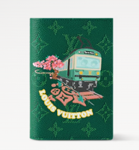 Louis Vuitton NEW Passport Cover M25967 Green