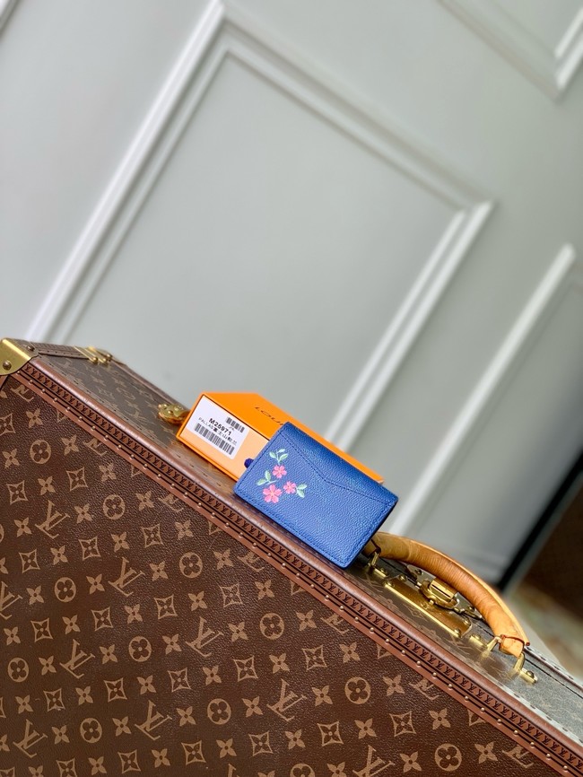 Louis Vuitton NEW Pocket Organizer M25973 blue
