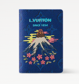 Louis Vuitton NEW Pocket Organizer M25973 blue