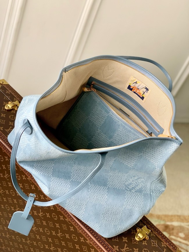 Louis Vuitton Nevereverfull N00198 blue