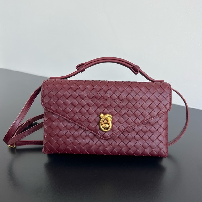Bottega Veneta Knot Lock 817191 burgundy