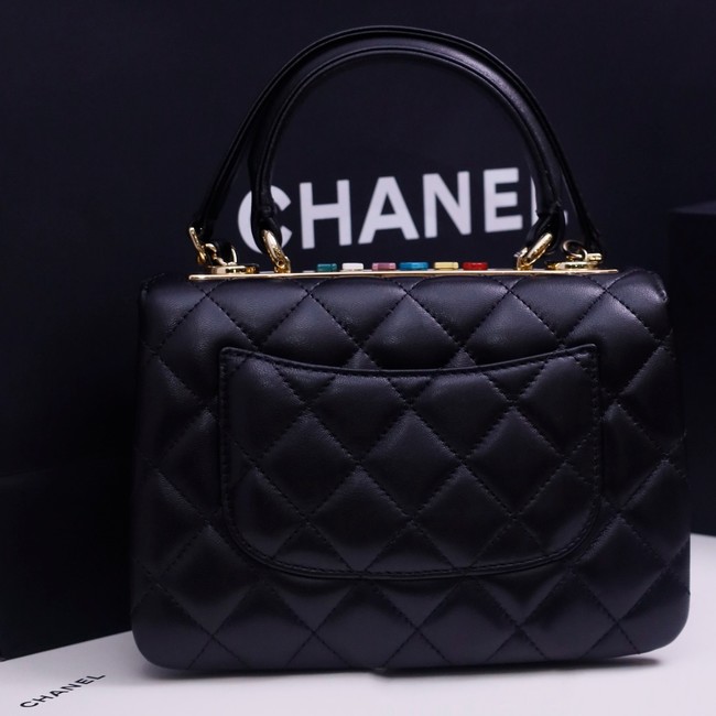 CHANEL mini Flap Bag With Top Handle 4654-2