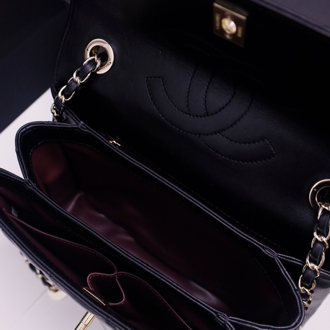 CHANEL small Flap Bag With Top Handle 92236-6
