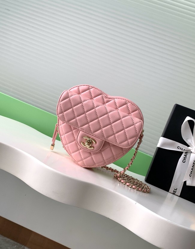 CHANEL Heart Bag AS5764 pink