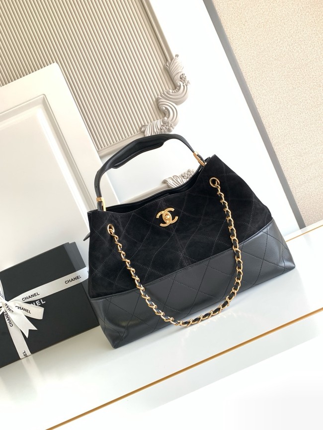CHANEL Shopping Bag AS5434 black&black