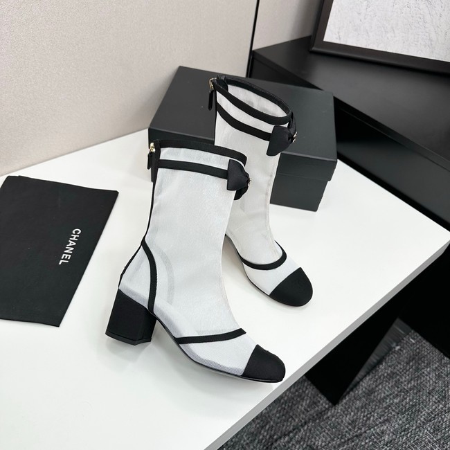 Chanel Mesh and brocade Ankle boots 45008-1