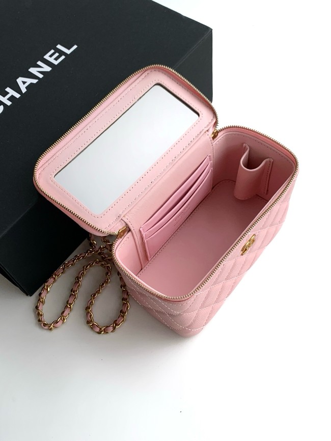 CHANEL Classic Small Vanity with Chain AP4799 pink