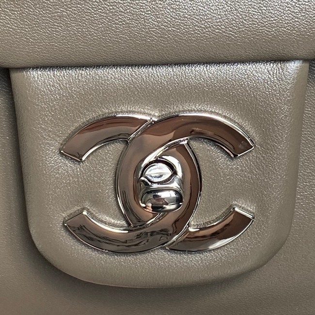 CHANEL Lambskin Shoulder Bags 9902 dark gray