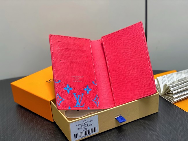 Louis Vuitton Passport Cover M14770 Blue&Red