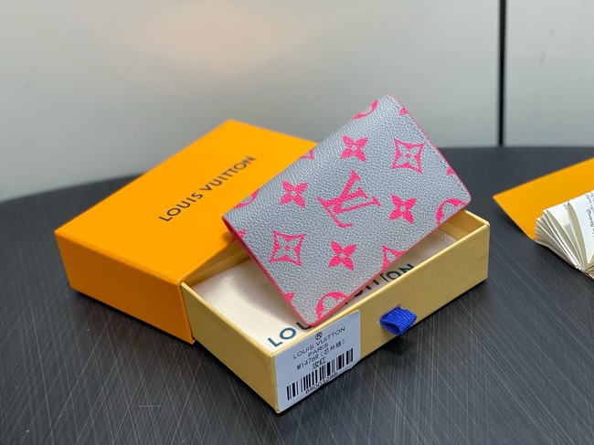 Louis Vuitton Pocket Organizer M15027 Gray&Pink