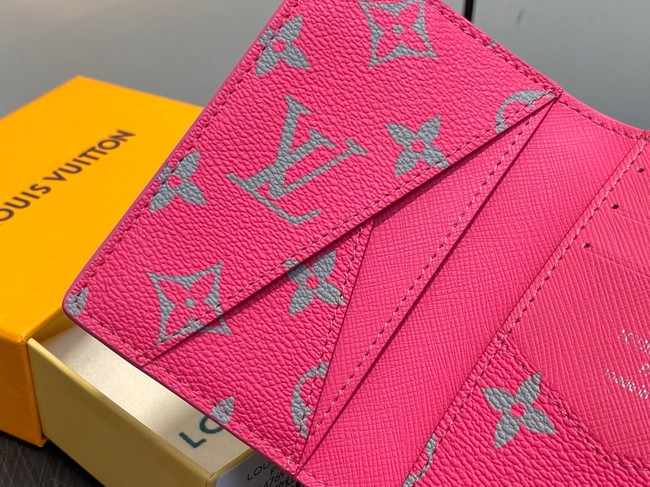 Louis Vuitton Pocket Organizer M15027 Gray&Pink