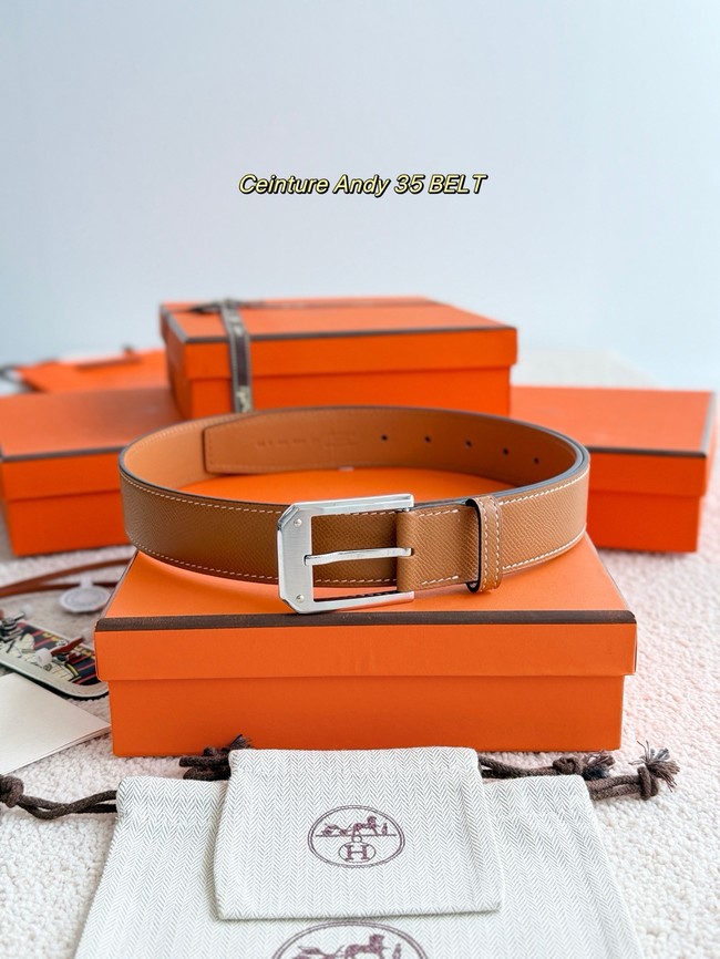 Hermes Epsom calfskin leather belt 66026
