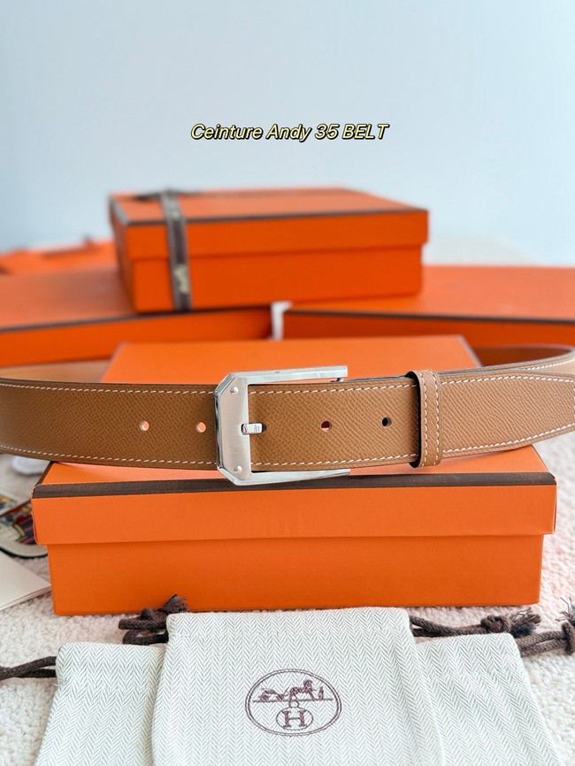 Hermes Epsom calfskin leather belt 66026