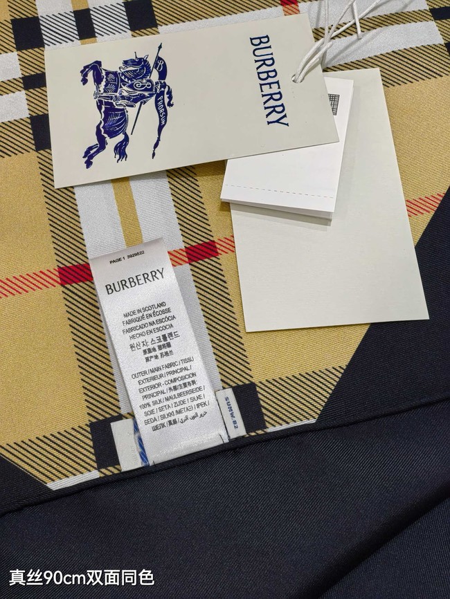 Burberry Square Scarf Silk Jacquard XT275